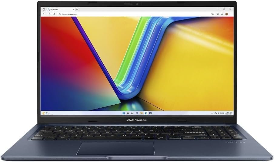 اسس لابتوب فيفوبوك 15 X1504VA-NJ1007 انتل كور i7-1355U DDR4 16GB RAM 512GB M.2 NVMe PCIe 3.0 SSD ايريس X جرافيكس دوس 15.6 انش فل اتش دي، ازرق، DOS